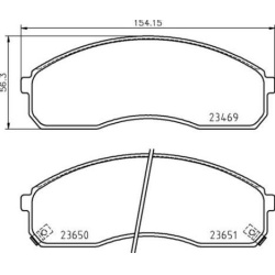  stabdžių trinkelių rinkinys, diskinis stabdys <small>PRIME LINE</small>