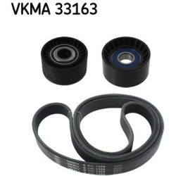  V formos rumbuotas diržas, komplektas