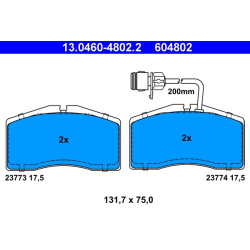  stabdžių trinkelių rinkinys, diskinis stabdys