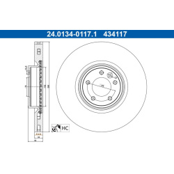  stabdžių diskas (1vnt)