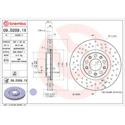  stabdžių diskas (1vnt) <small>XTRA LINE - Xtra</small>