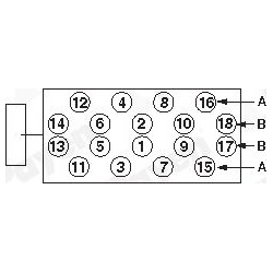  varžtų kompl., cil. galvutės varžtai