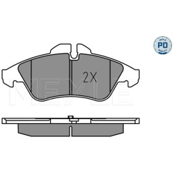  stabdžių trinkelių rinkinys, diskinis stabdys <small>MEYLE-PD: Advanced performance and design.</small>
