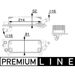  alyvos aušintuvas, automatinė transmisija <small>BEHR *** PREMIUM LINE ***</small>