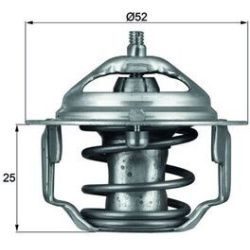  termostatas, aušinimo skystis <small>BEHR</small>