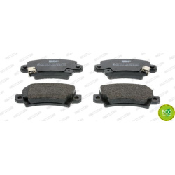  stabdžių trinkelių rinkinys, diskinis stabdys <small>PREMIER ECO FRICTION</small>