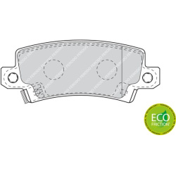  stabdžių trinkelių rinkinys, diskinis stabdys <small>PREMIER ECO FRICTION</small>