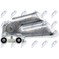  ritinėlio kreiptuvas, atstumiamos durys