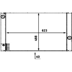  radiatorius, variklio aušinimas <small>BEHR *** PREMIUM LINE ***</small>
