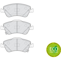  stabdžių trinkelių rinkinys, diskinis stabdys <small>PREMIER ECO FRICTION</small>