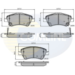  stabdžių trinkelių rinkinys, diskinis stabdys