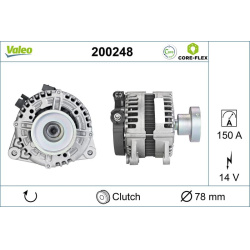  kintamosios srovės generatorius <small>VALEO CORE-FLEX</small>