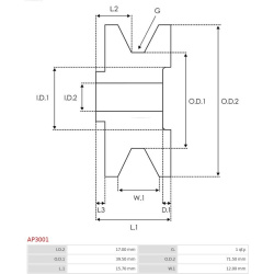  skriemulys, kintamosios srovės generatorius <small>AS</small>