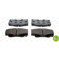  stabdžių trinkelių rinkinys, diskinis stabdys <small>PREMIER ECO FRICTION</small>