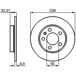  stabdžių diskas (1vnt)