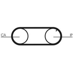  vandens siurblio ir paskirstymo diržo komplektas