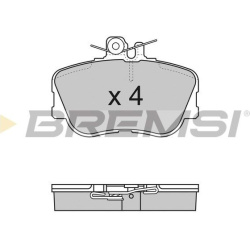  stabdžių trinkelių rinkinys, diskinis stabdys