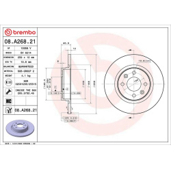  stabdžių diskas (1vnt) <small>PRIME LINE - UV Coated</small>