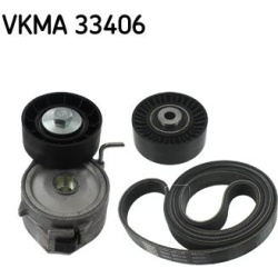  V formos rumbuotas diržas, komplektas