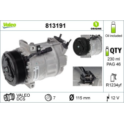  kompresorius, oro kondicionierius <small>VALEO ORIGINS NEW OE TECHNOLOGY</small>