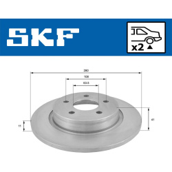  stabdžių diskas (1vnt)
