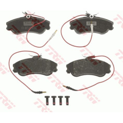  stabdžių trinkelių rinkinys, diskinis stabdys <small>COTEC</small>