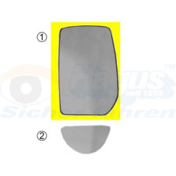  veidrodėlio stiklas, išorinis veidrodėlis <small>* HAGUS *</small>