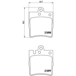  stabdžių trinkelių rinkinys, diskinis stabdys <small>XTRA LINE</small>