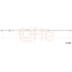 trosas, stovėjimo stabdys  trosas, stovėjimo stabdys