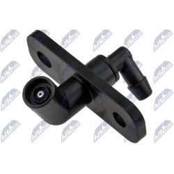  plovimo skysčio purkštukas, priekinis langas