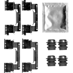  priedų komplektas, diskinių stabdžių trinkelės