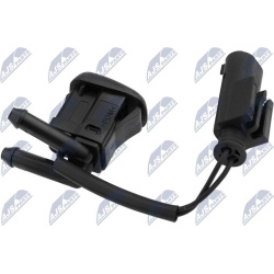  plovimo skysčio purkštukas, priekinis langas