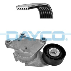  V formos rumbuotas diržas, komplektas