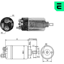  solenoidinis jungiklis, starteris