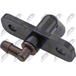  plovimo skysčio purkštukas, priekinis langas