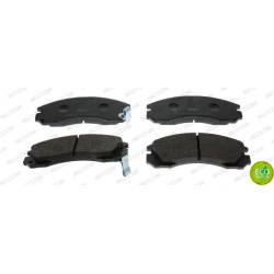 stabdžių trinkelių rinkinys, diskinis stabdys <small>PREMIER ECO FRICTION</small>