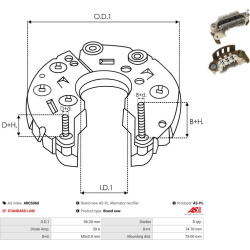  lygintuvas, kintamosios srovės generatorius <small>AS</small>