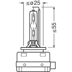  lemputė, priekinis žibintas <small>XENARC® NIGHT BREAKER® LASER</small>