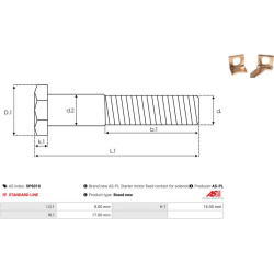  remonto komplektas, starteris <small>AS</small>