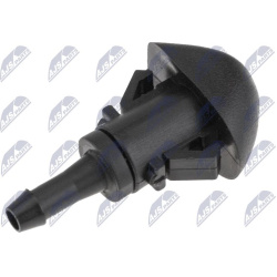  plovimo skysčio purkštukas, priekinis langas