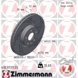  stabdžių diskas (1vnt) <small>BLACK Z</small>