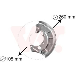  apsauginis skydas, stabdžių diskas