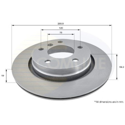 stabdžių diskas (1vnt) <small>COATED</small>