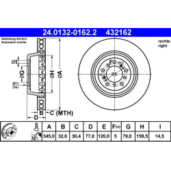  stabdžių diskas (1vnt)