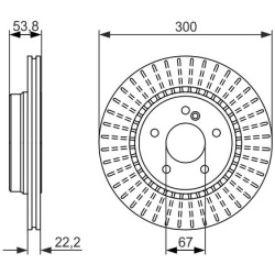  stabdžių diskas (1vnt)