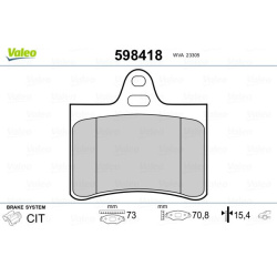  stabdžių trinkelių rinkinys, diskinis stabdys