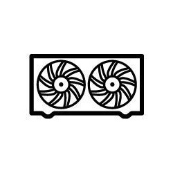  ventiliatorius, radiatoriaus