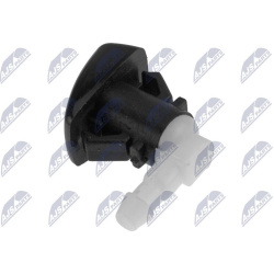  plovimo skysčio purkštukas, priekinis langas