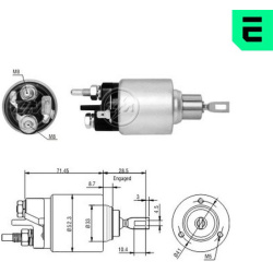 solenoidinis jungiklis, starteris