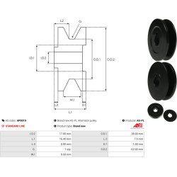  skriemulys, kintamosios srovės generatorius <small>AS</small>